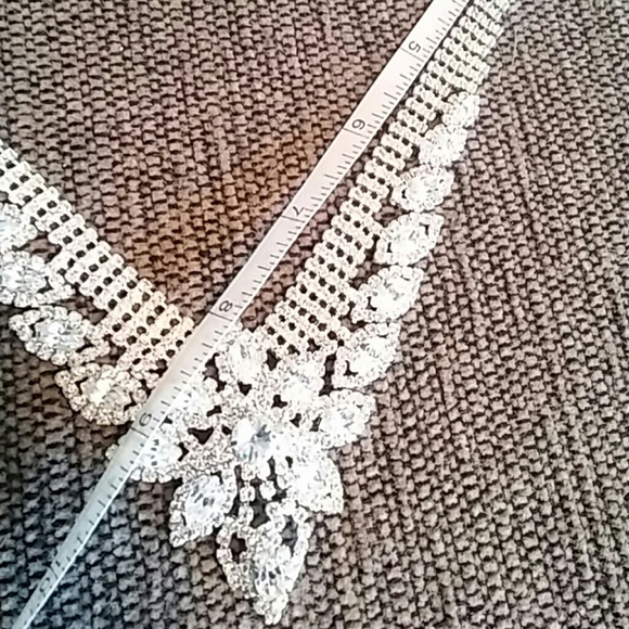 Costumed Diamond Necklace & Earring Set - Picture 8 of 8